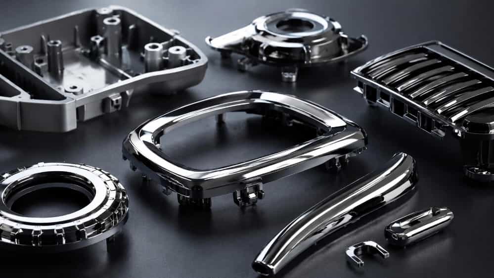 نیکل‌کاری پلاستیک ABS برای قطعات تزئینی و صنعتی